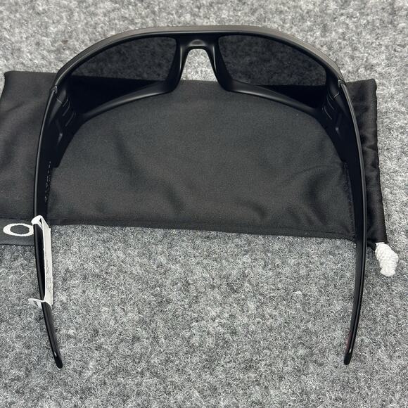 Oakley Gascan 009014 Matte Black Lens Athletic Sunglasses NEW! NWT! 324$ Retail! - Picture 6 of 10